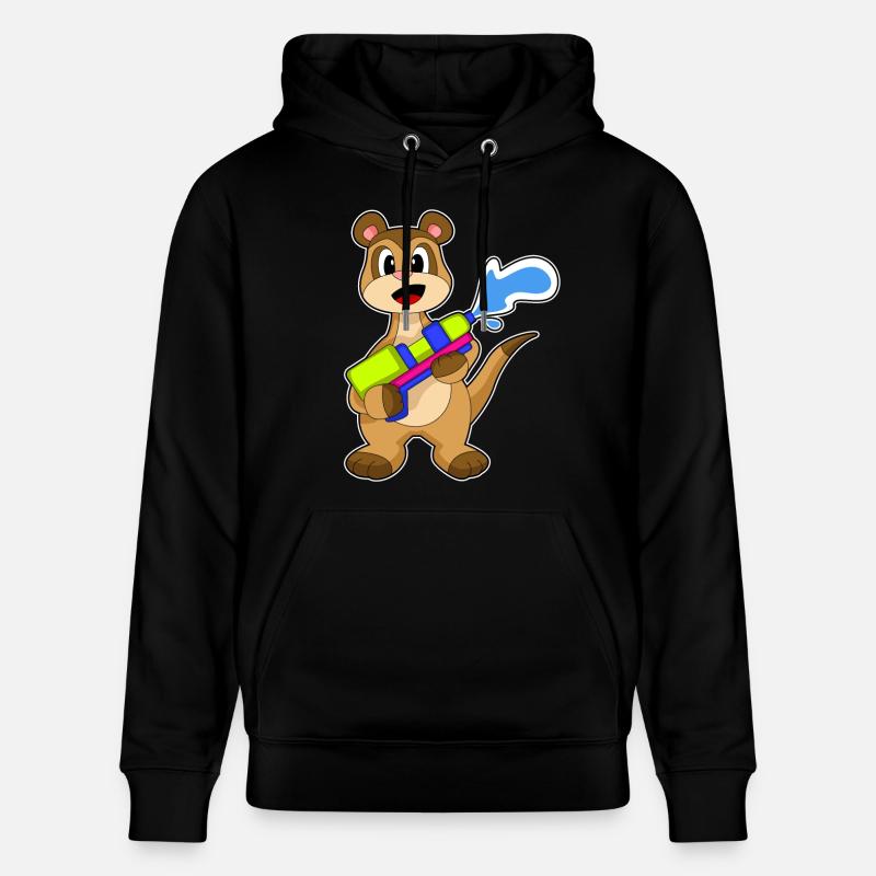 Pistolet à eau suricate - Sweat à capuche bio CRUISER Stanley/Stella Unisexe - noir