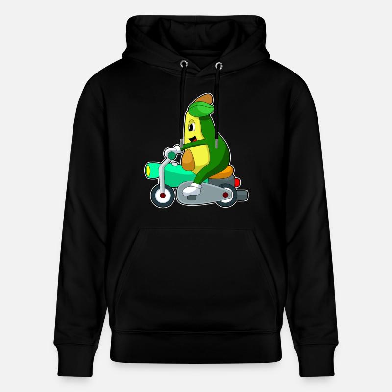 Moto Avocado - Sweat à capuche bio CRUISER Stanley/Stella Unisexe - noir