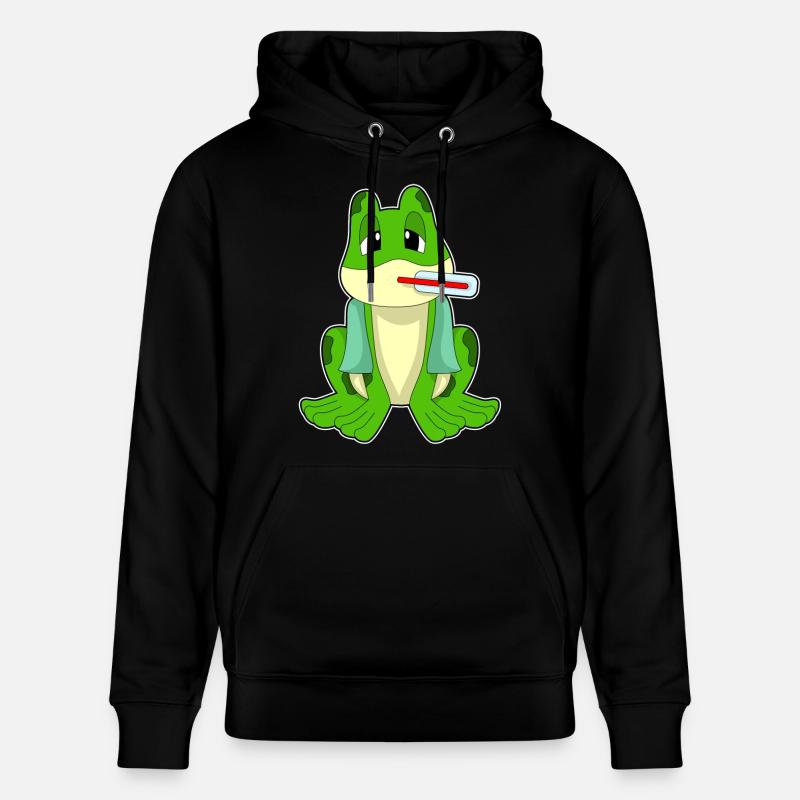 Thermomètre clinique Frog - Sweat à capuche bio CRUISER Stanley/Stella Unisexe - noir