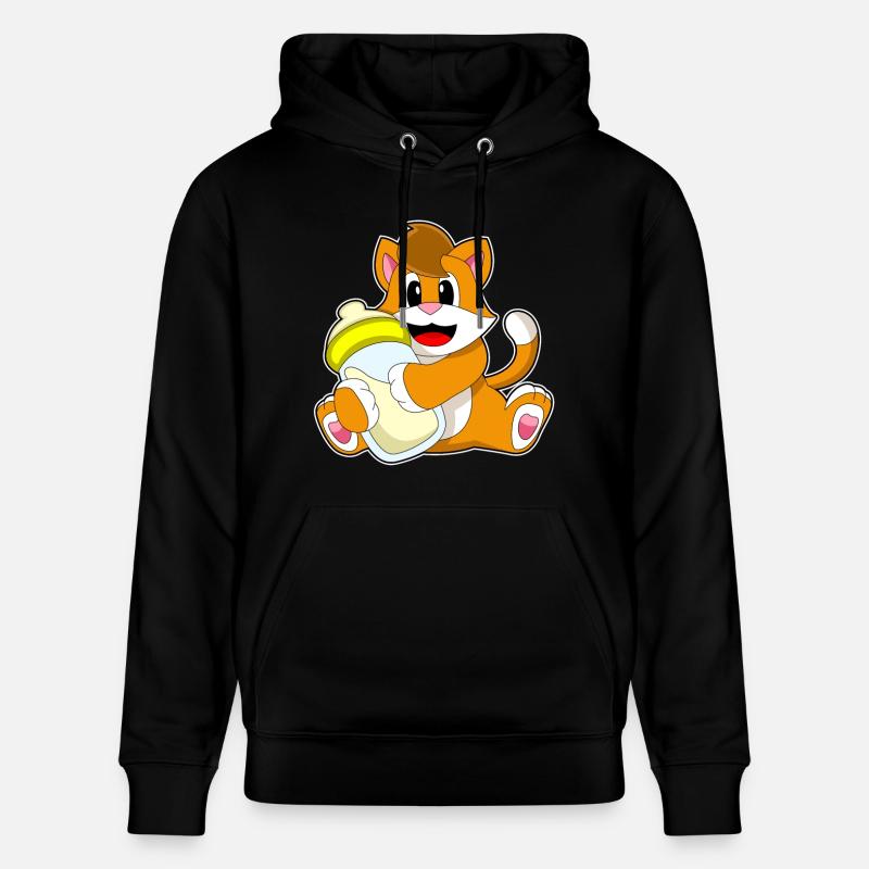 Lait biberon pour chat - Sweat à capuche bio CRUISER Stanley/Stella Unisexe - noir