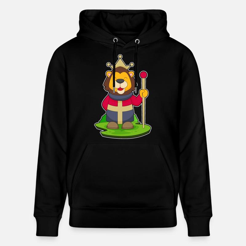 Couronne du roi Léo - Sweat à capuche bio CRUISER Stanley/Stella Unisexe - noir