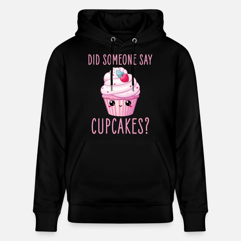 Cupcake Kawaii - Sweat à capuche bio CRUISER Stanley/Stella Unisexe - noir