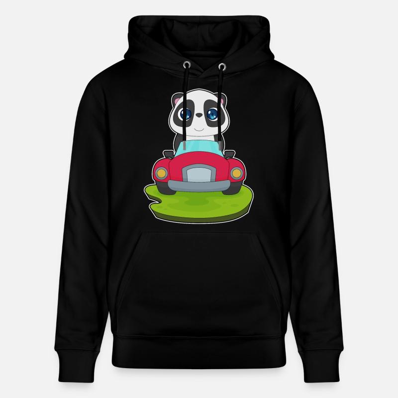 Voiture Panda - Sweat à capuche bio CRUISER Stanley/Stella Unisexe - noir