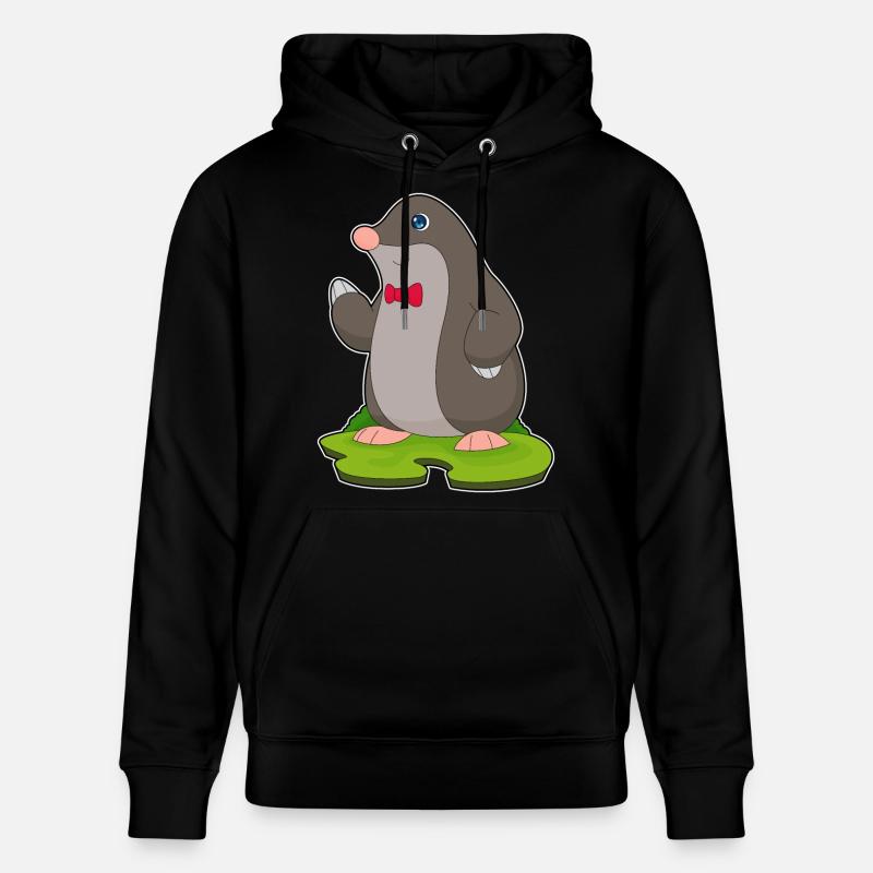 Noeud papillon Mole Gentleman - Sweat à capuche bio CRUISER Stanley/Stella Unisexe - noir