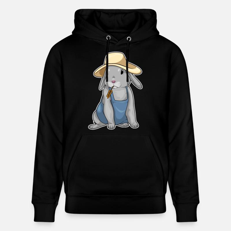 Blé éleveur de lapins - Sweat à capuche bio CRUISER Stanley/Stella Unisexe - noir