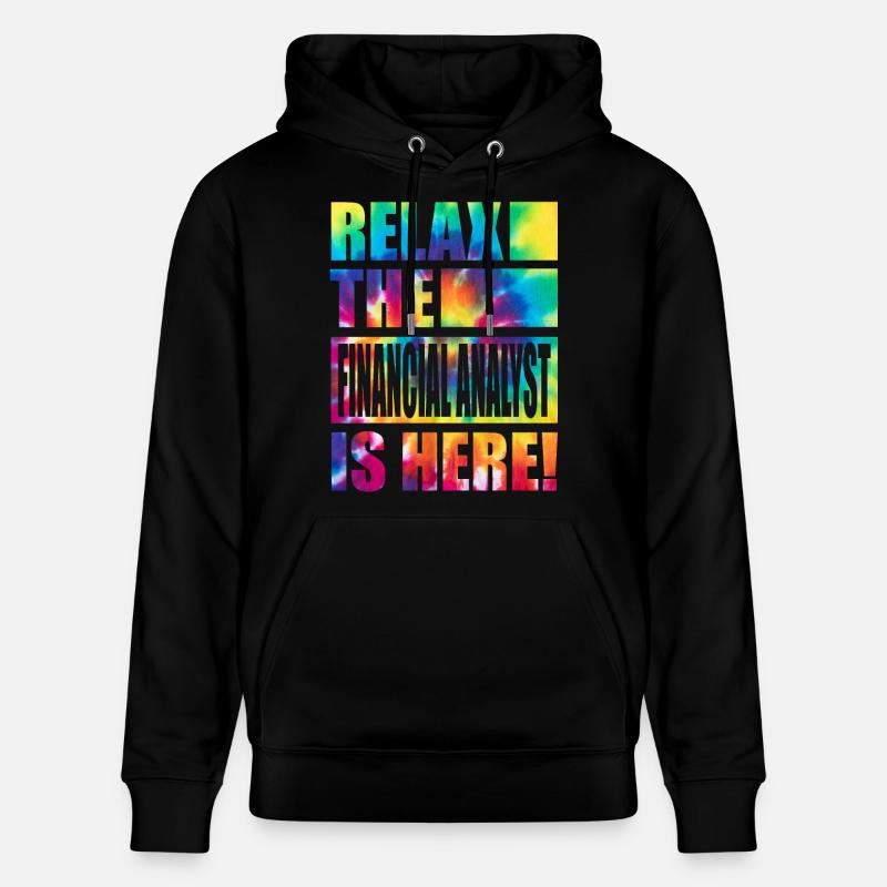 Analyste financier drôle de dicton - Sweat à capuche bio CRUISER Stanley/Stella Unisexe - noir