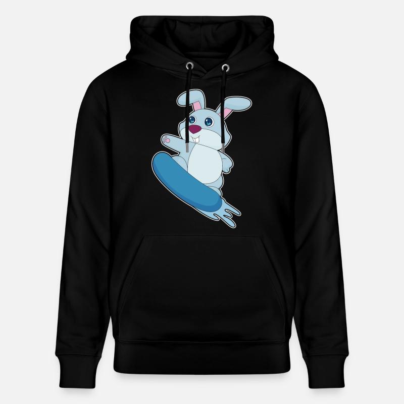 Rabbit Snowboarder Snowboard - Sweat à capuche bio CRUISER Stanley/Stella Unisexe - noir