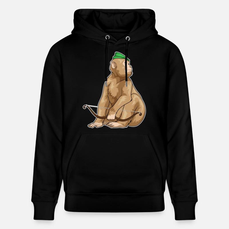Arc Monkey Archer - Sweat à capuche bio CRUISER Stanley/Stella Unisexe - noir