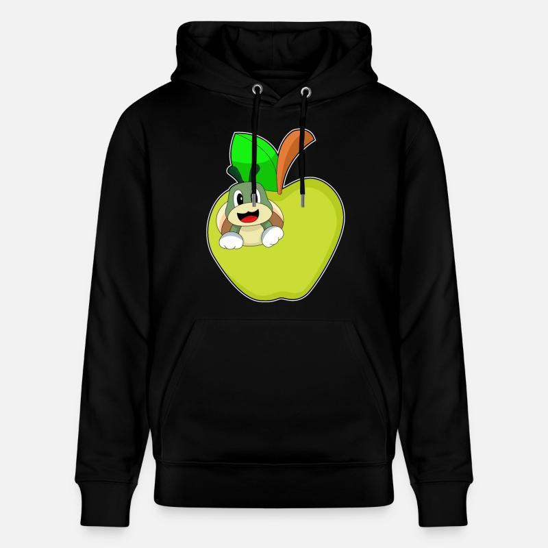 Pomme chenille - Sweat à capuche bio CRUISER Stanley/Stella Unisexe - noir