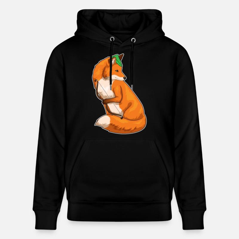 Fuchs Bogenschütze Bogen - Stanley/Stella Unisex Bio-Hoodie CRUISER - Schwarz