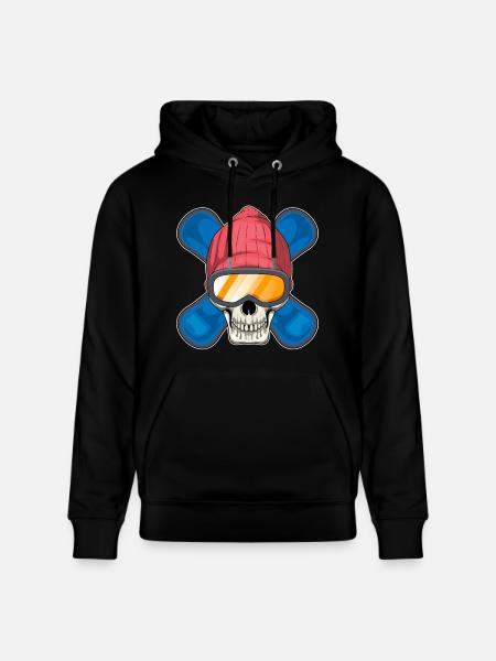 Skull Snowboarder Snowboard - Sweat à capuche bio CRUISER Stanley/Stella Unisexe - noir