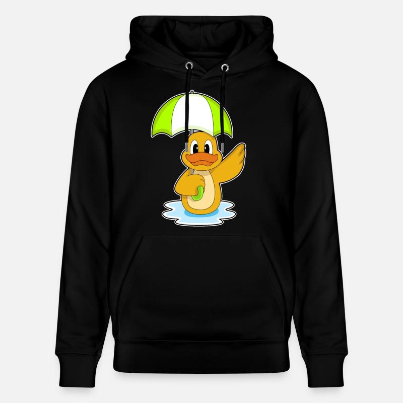 Parapluie de canard - Sweat à capuche bio CRUISER Stanley/Stella Unisexe - noir