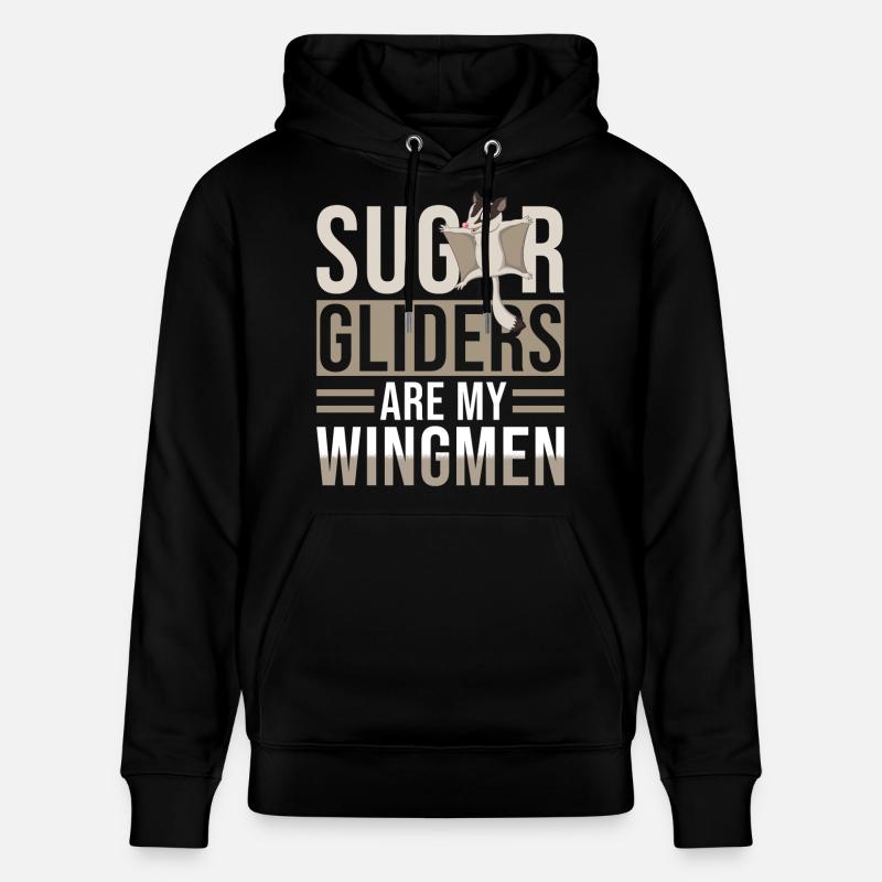 Sugar Glider Spruch - Stanley/Stella Unisex Bio-Hoodie CRUISER  - Schwarz