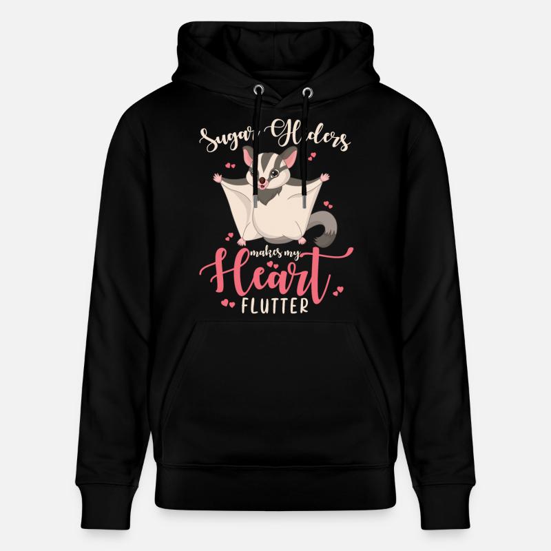 Sugar Glider Spruch - Stanley/Stella Unisex Bio-Hoodie CRUISER  - Schwarz