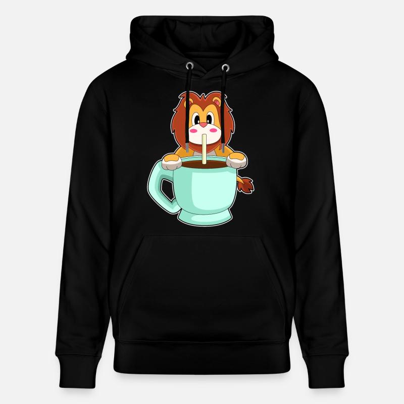 Tasse de café Lion - Sweat à capuche bio CRUISER Stanley/Stella Unisexe - noir