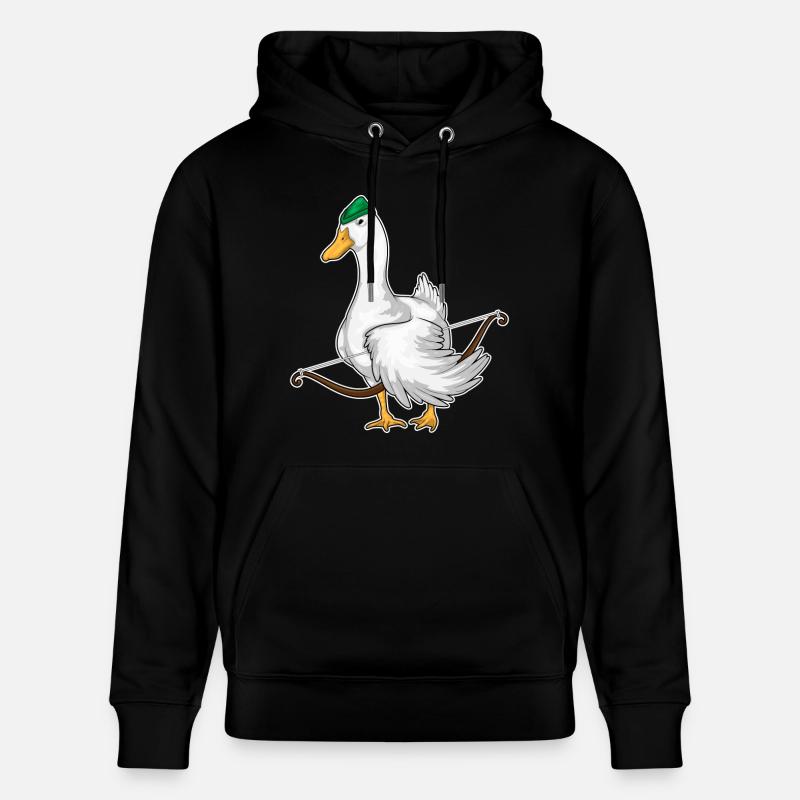 Archer de canard - Sweat à capuche bio CRUISER Stanley/Stella Unisexe - noir