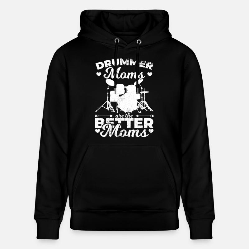 Batteur Mère - Sweat à capuche bio CRUISER Stanley/Stella Unisexe - noir