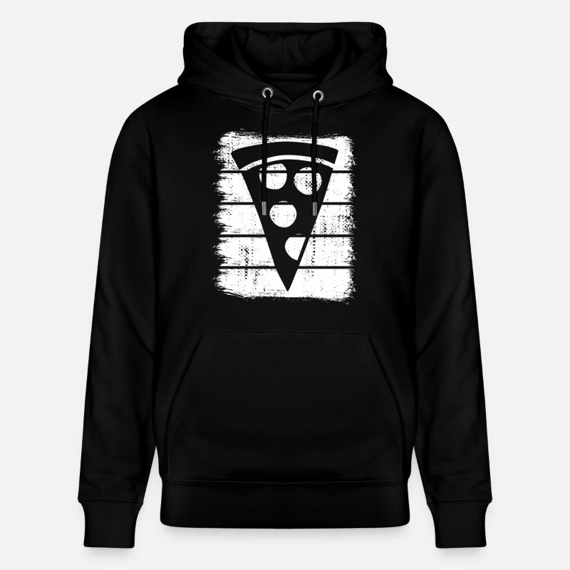 Tranche de pizza - Sweat à capuche bio CRUISER Stanley/Stella Unisexe - noir