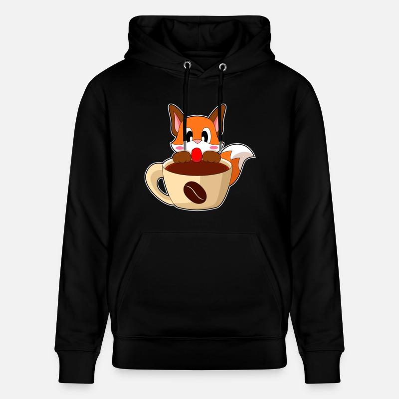 Fuchs Kaffee Tasse - Stanley/Stella Unisex Bio-Hoodie CRUISER  - Schwarz