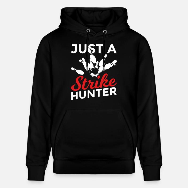 Just A Strike Hunter - Stanley/Stella Unisex Bio-Hoodie CRUISER  - Schwarz