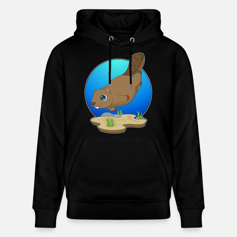 Beaver Diver Plongée - Sweat à capuche bio CRUISER Stanley/Stella Unisexe - noir