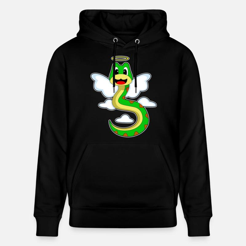 Serpent Ange Ailes d’Ange - Sweat à capuche bio CRUISER Stanley/Stella Unisexe - noir