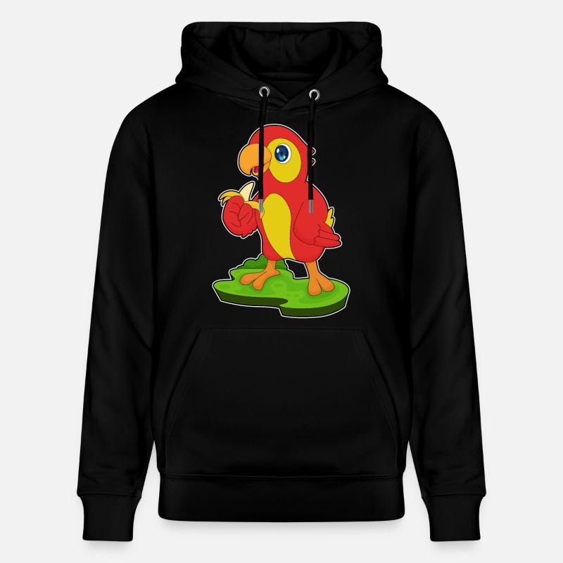 Perroquet Banane Fruit - Sweat à capuche bio CRUISER Stanley/Stella Unisexe - noir
