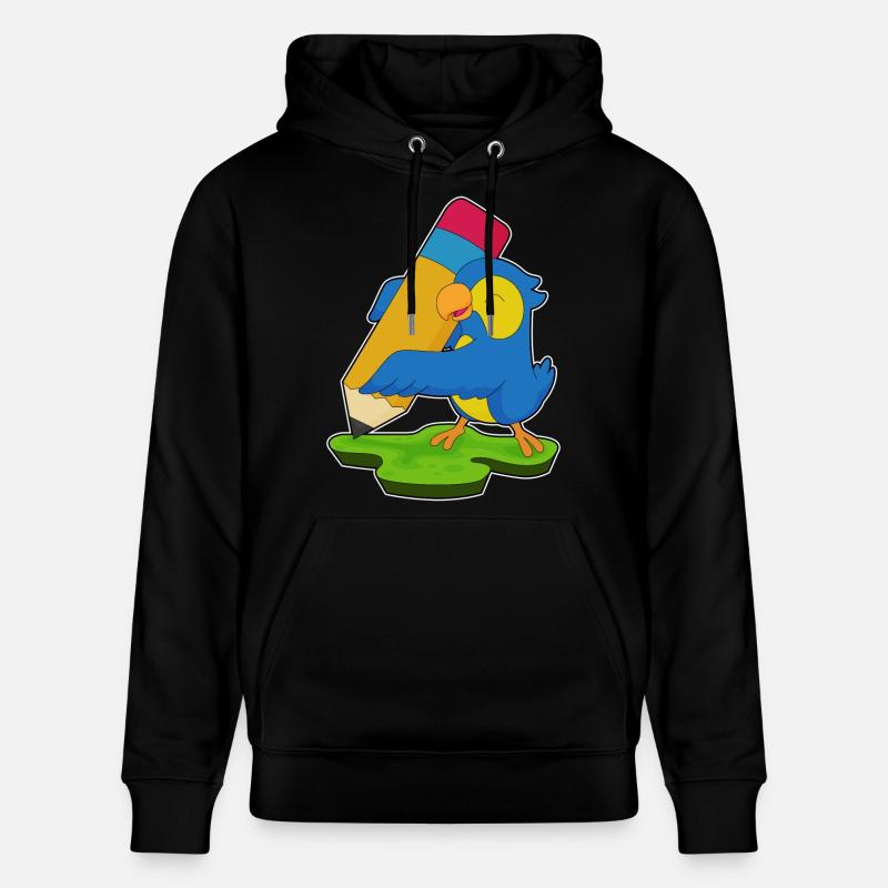 École de crayon Perroquet Pupil - Sweat à capuche bio CRUISER Stanley/Stella Unisexe - noir