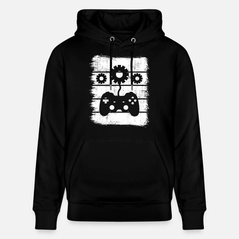 Conception de jeux - Sweat à capuche bio CRUISER Stanley/Stella Unisexe - noir