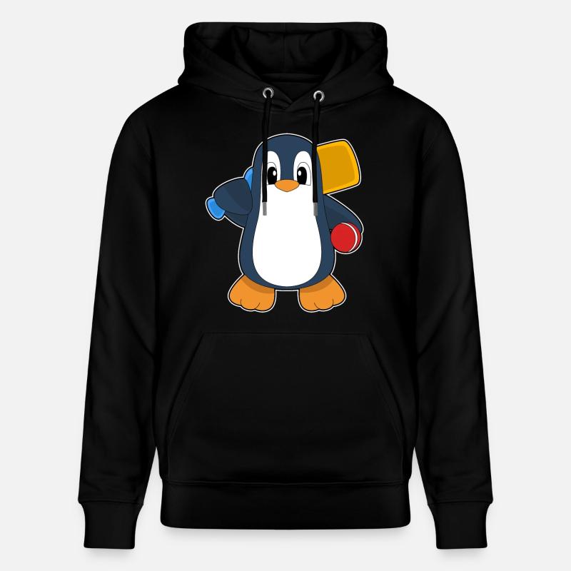 Penguin Cricket Cricket Batte - Sweat à capuche bio CRUISER Stanley/Stella Unisexe - noir