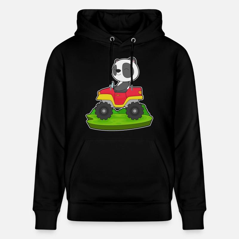Panda Auto - Stanley/Stella Unisex Bio-Hoodie CRUISER  - Schwarz