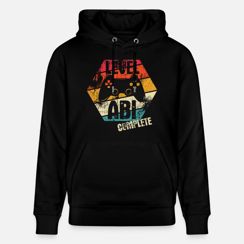 ABI - Level complete - Controller - Gamer - Stanley/Stella Unisex Bio-Hoodie CRUISER  - Schwarz