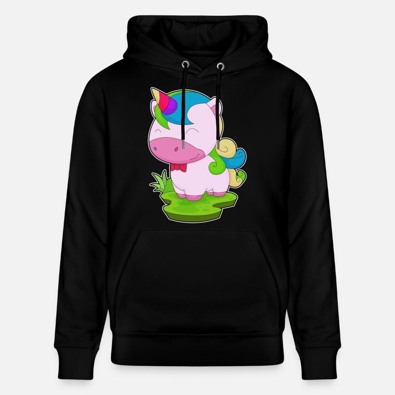 Einhorn Fliege - Stanley/Stella Unisex Bio-Hoodie CRUISER  - Schwarz