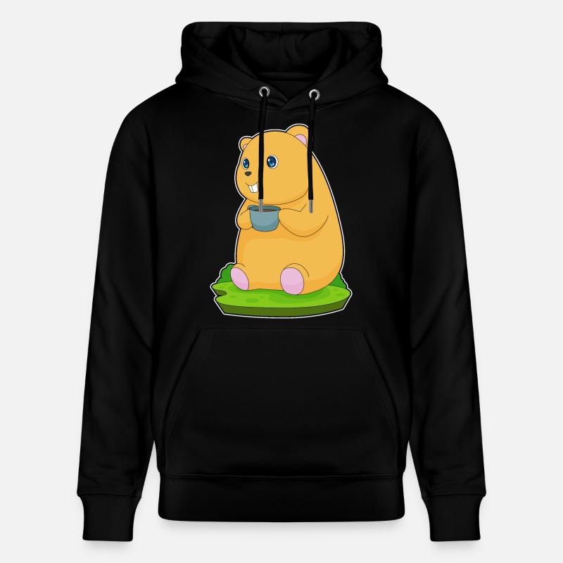 Tasse à café hamster - Sweat à capuche bio CRUISER Stanley/Stella Unisexe - noir