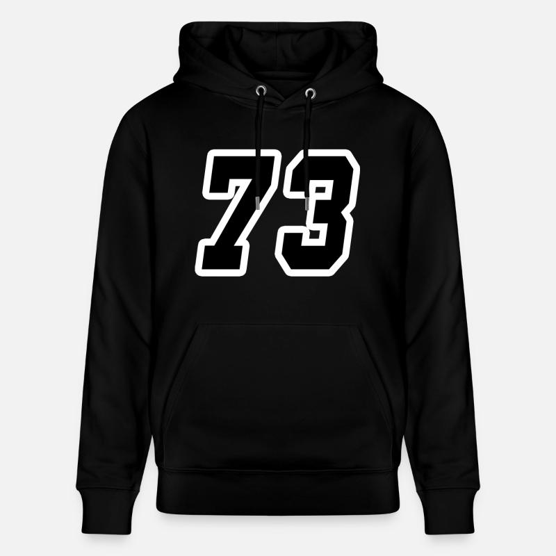 Nummer dreiundsiebzig 73 - Stanley/Stella Unisex Bio-Hoodie CRUISER  - Schwarz