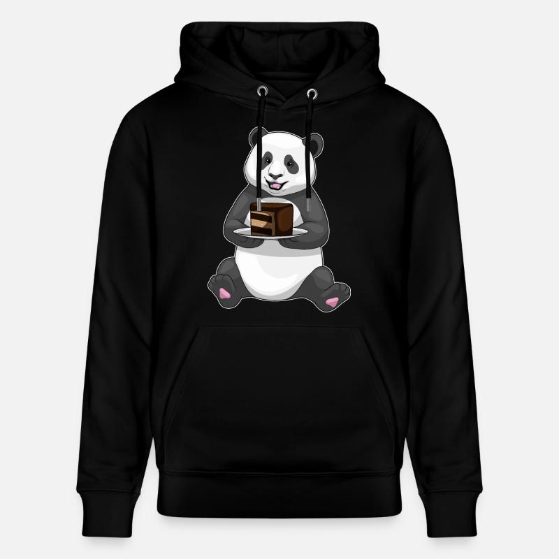Gâteau Panda - Sweat à capuche bio CRUISER Stanley/Stella Unisexe - noir