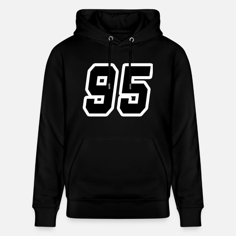 Nummer fünfundneunzig 95 - Stanley/Stella Unisex Bio-Hoodie CRUISER  - Schwarz