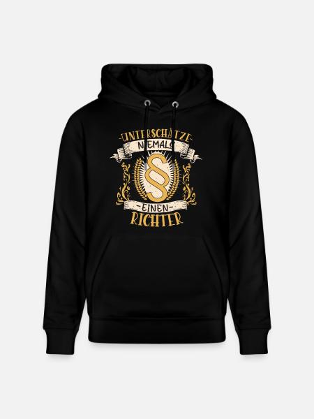 Richter Geschenk Gerechtigkeit Lustig - Stanley/Stella Unisex Bio-Hoodie CRUISER - Schwarz