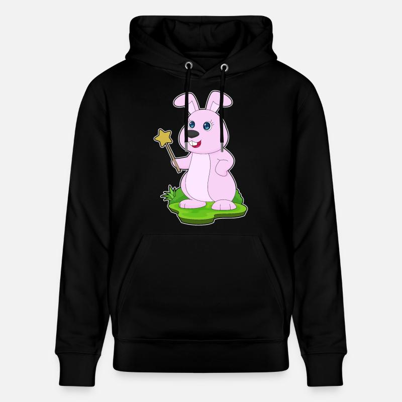 Baguette de sorcier lapin - Sweat à capuche bio CRUISER Stanley/Stella Unisexe - noir