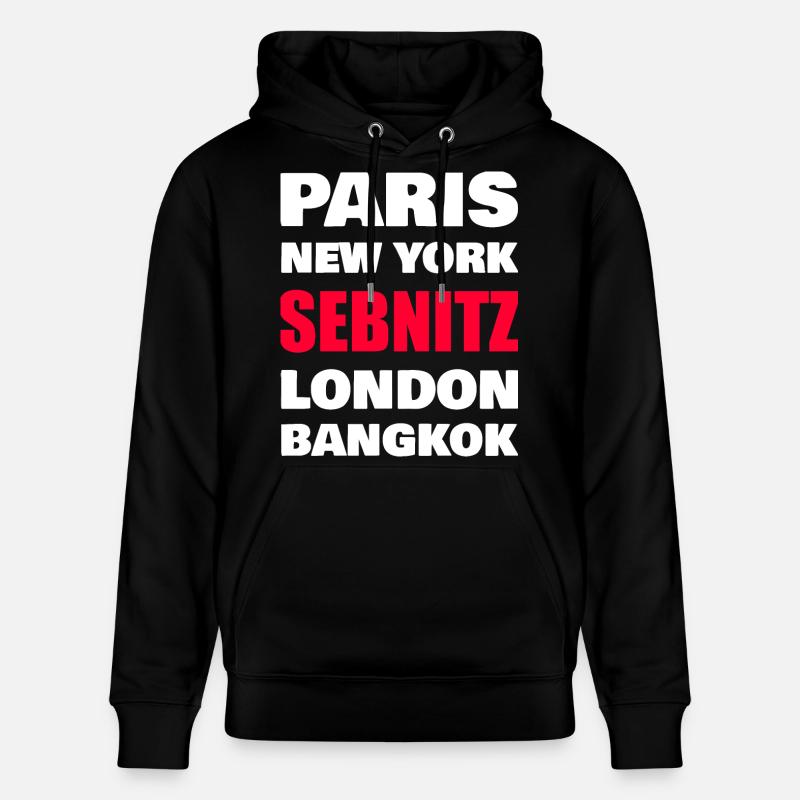 Sebnitz - Sweat à capuche bio CRUISER Stanley/Stella Unisexe - noir