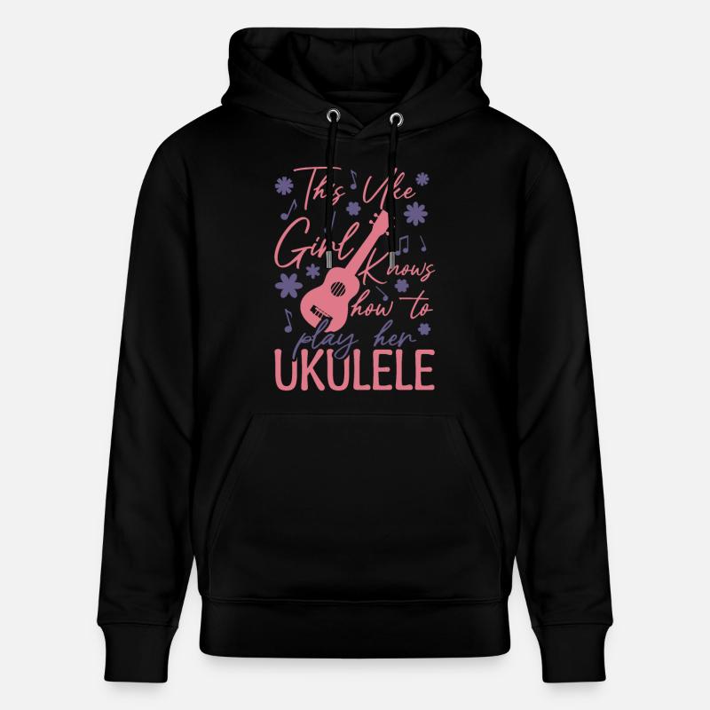 Fille Uke - Sweat à capuche bio CRUISER Stanley/Stella Unisexe - noir