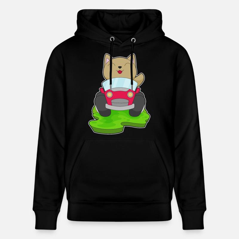 Voiture de chat - Sweat à capuche bio CRUISER Stanley/Stella Unisexe - noir
