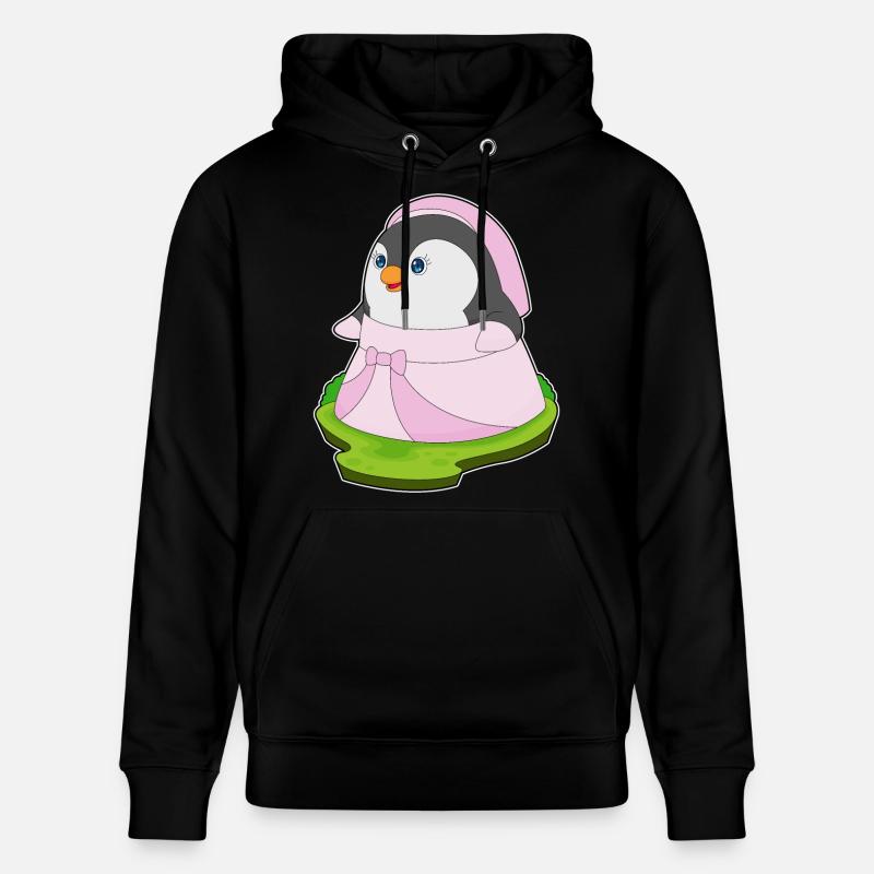 Pingouin mariée robe de mariage - Sweat à capuche bio CRUISER Stanley/Stella Unisexe - noir