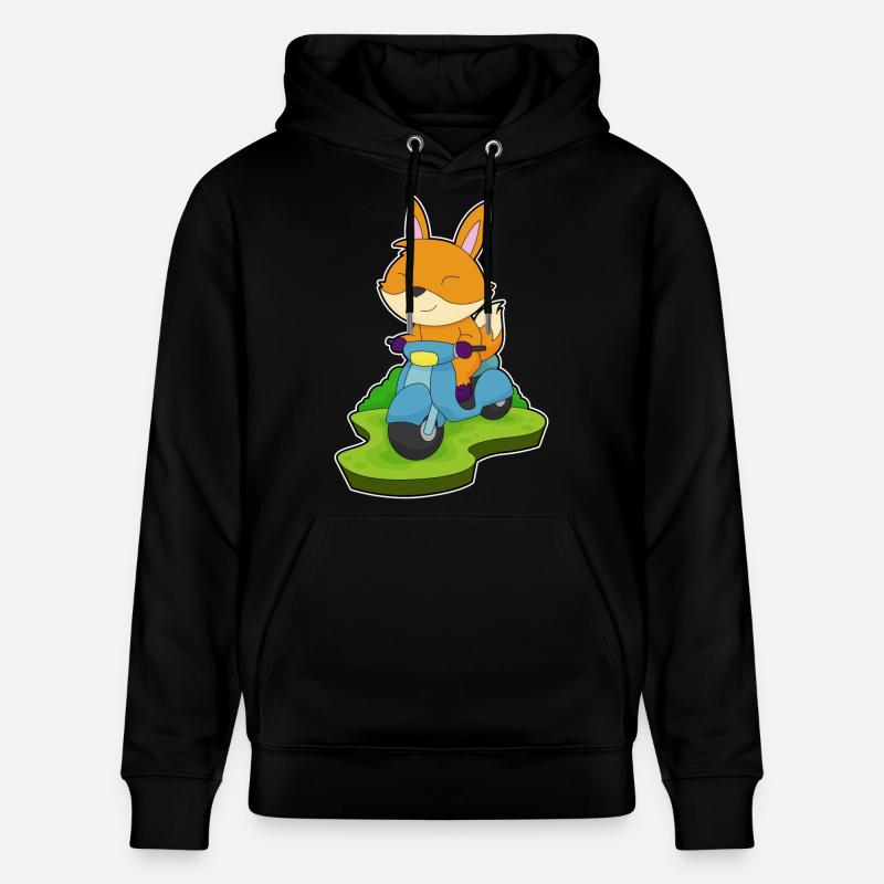 Fuchs Motorroller - Stanley/Stella Unisex Bio-Hoodie CRUISER  - Schwarz