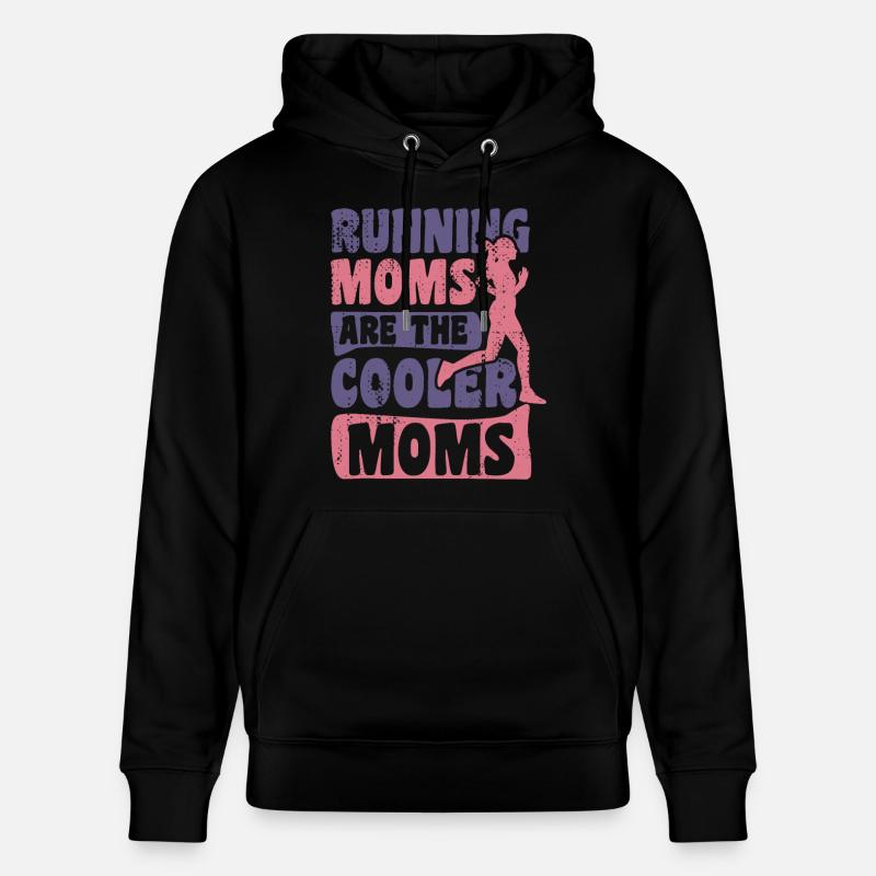 Mère et coureuse - Sweat à capuche bio CRUISER Stanley/Stella Unisexe - noir