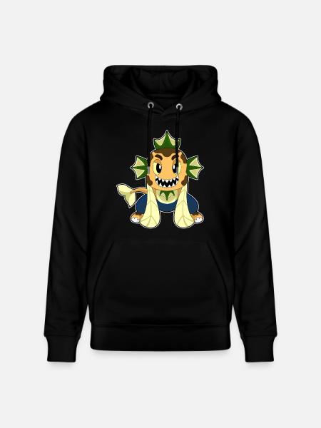 Fish Halloween Monster - Stanley/Stella CRUISER Unisex Organic Hoodie - black