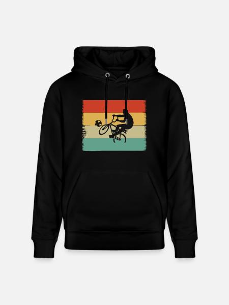 Cycling Clothing - Stanley/Stella CRUISER Unisex Organic Hoodie - black