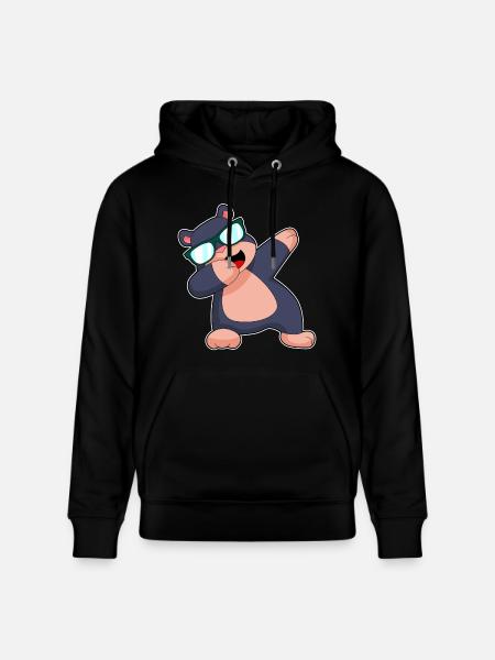 Mole Hip Hip Dance - Stanley/Stella CRUISER Unisex Organic Hoodie - black