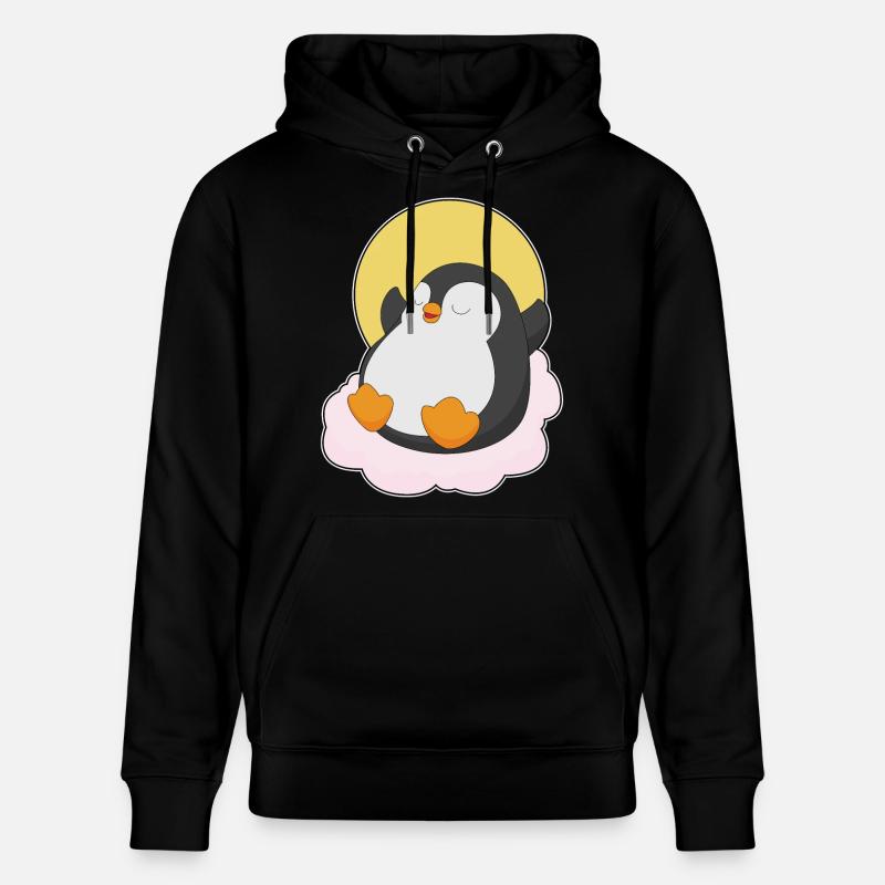 Nuages de pingouins - Sweat à capuche bio CRUISER Stanley/Stella Unisexe - noir