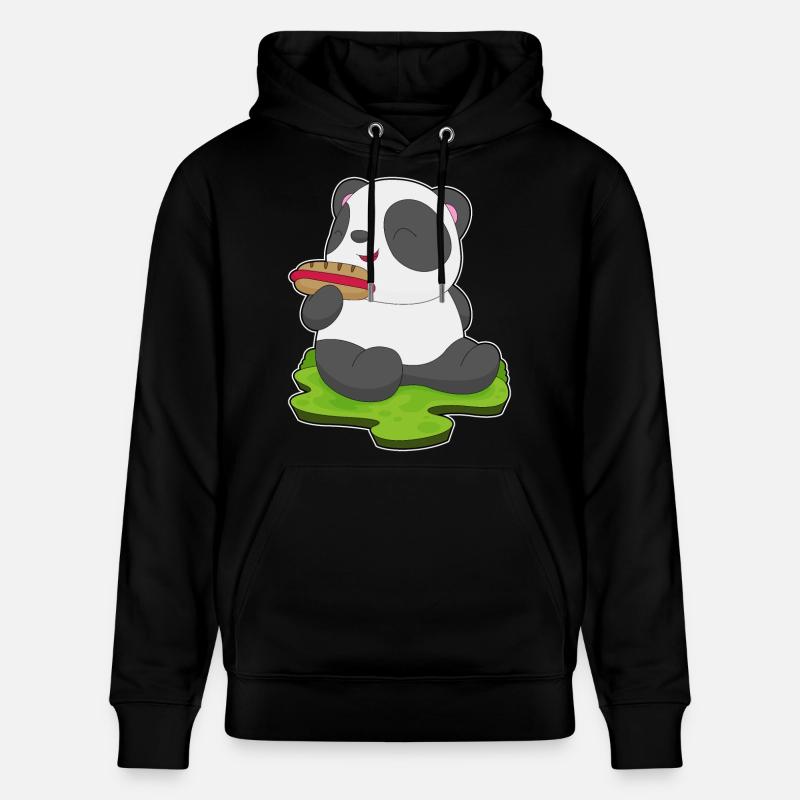Hot-dog Panda - Sweat à capuche bio CRUISER Stanley/Stella Unisexe - noir